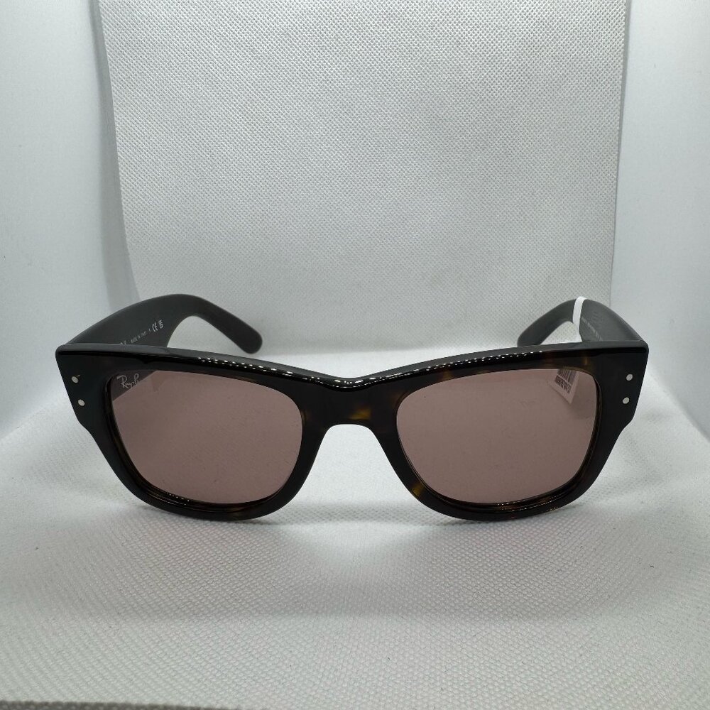 Ray-Ban Mega Wayfarer RB0840SF Striped Havana – 52mm
